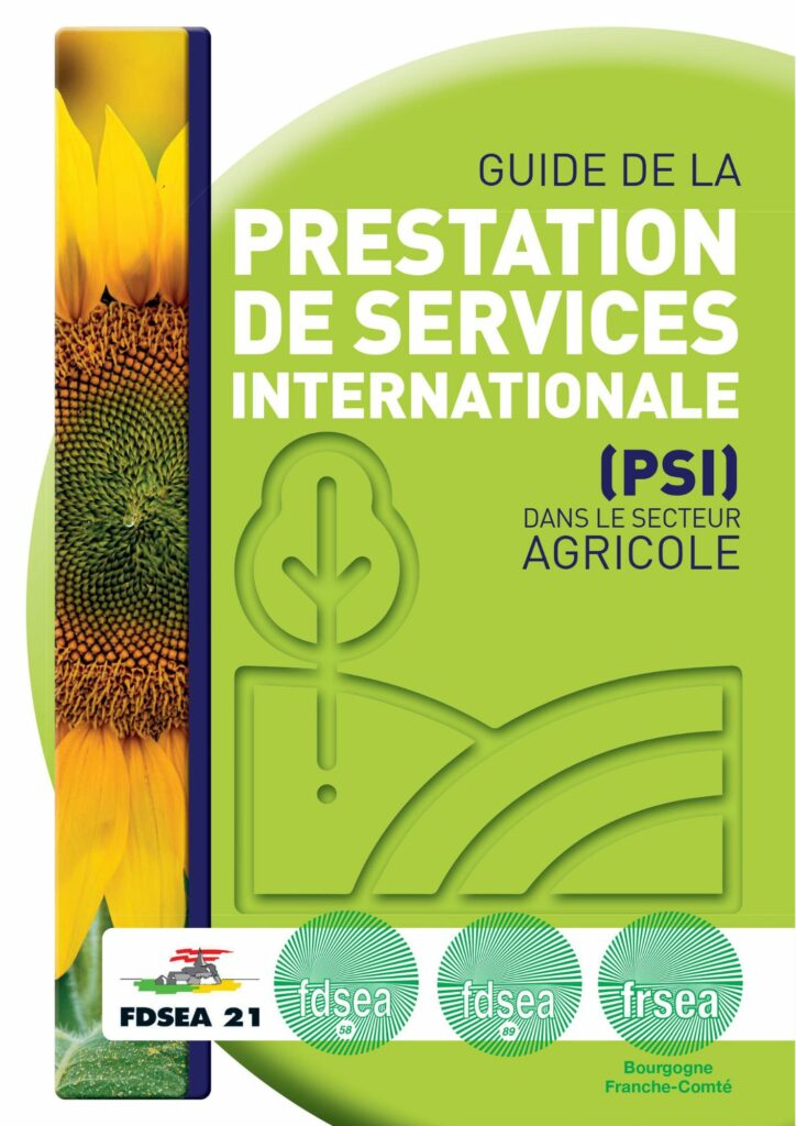 guide de la prestation de services internationale dans le secteur agricole